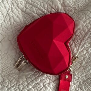 Lululemon heart wristlet